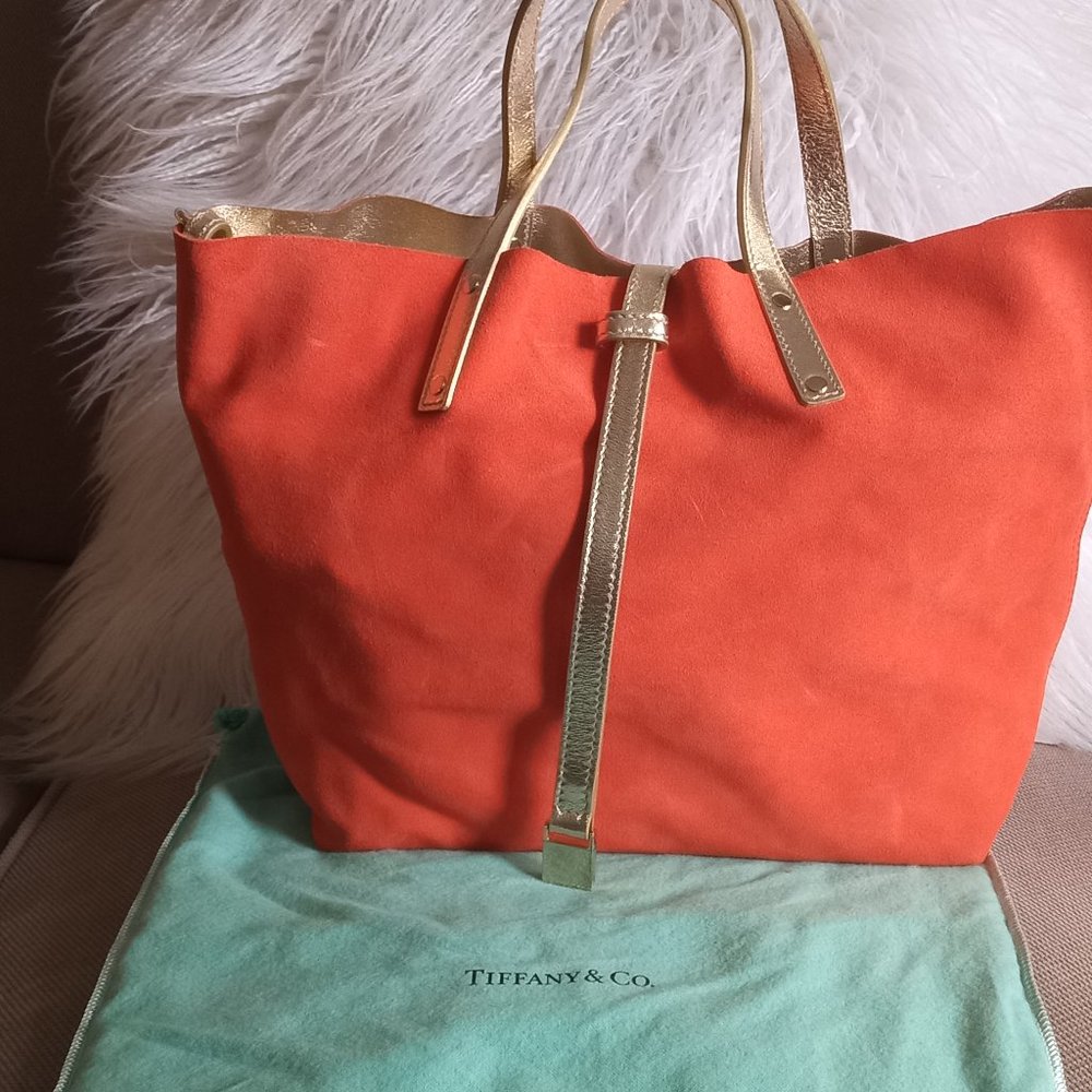 Tiffany reversible tote handbag